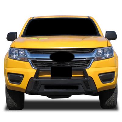BUMPER FRONT STEEL BLK LIGHT
