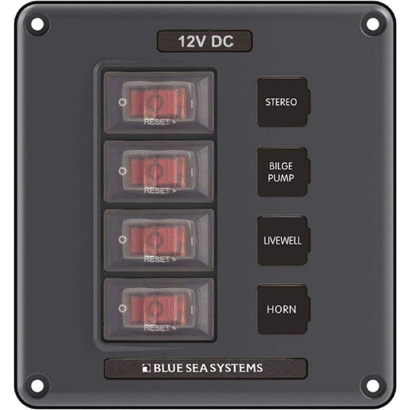 Panel Switch H2O Cb 4POS Gray - 4320BSS