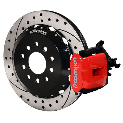 CPB Rear Kit, 12.88", Drilled, Red - 14010159DR
