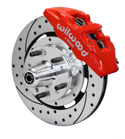 DP6A Front Hub Kit,12.19", Drill, Red - 14012945DR