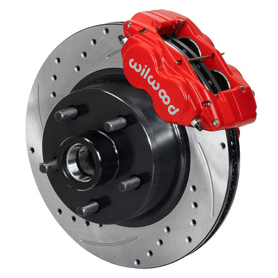 FDL-M Front Kit,11.30" 1 PC Rotor&Hub, Red - 14013476R