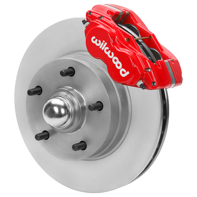 FDL-M Front Kit,11.00 1 PC Rotor&Hub - Red - 14015980R