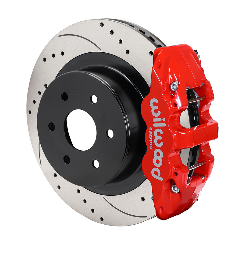 AERO4 RearTruck Kit,14.25", Drill, Red - 1409407DR