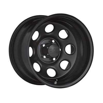 WHEEL STEEL MATTE BLK 15X8