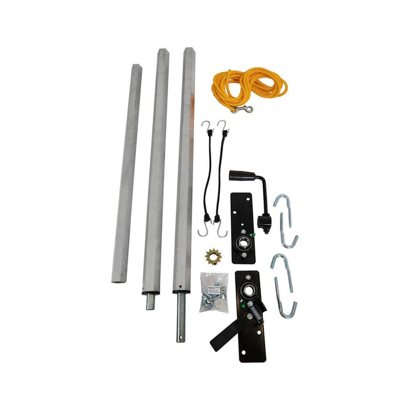 Tarp Roller Kit Dump Black - DTR7018