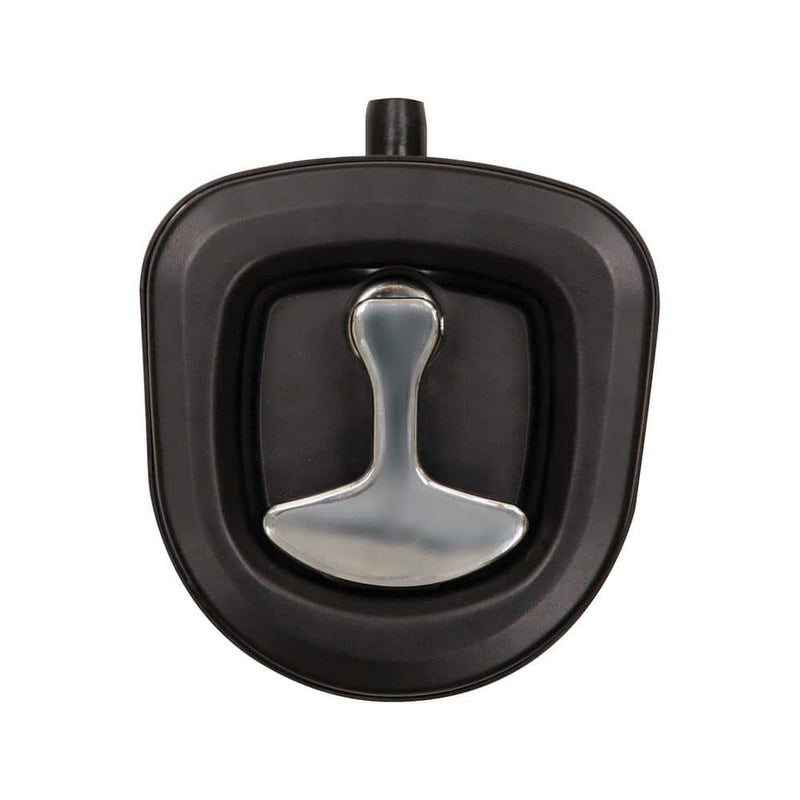 Latch T-handle Die Cast Black with/Ch - LL9000