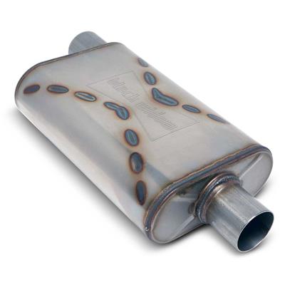 MUFFLER SS 3IN CTR/OFFSET
