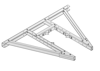 Carlson Heavy Duty 25G Adjustable Wall Brackets