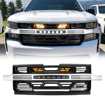 Armor Front Grille with/ Off-road Ligh - MCHCA00132