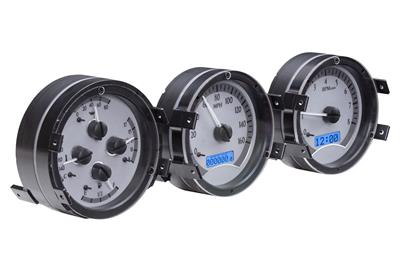VHX GAUGES SILVER ALLOY/RED
