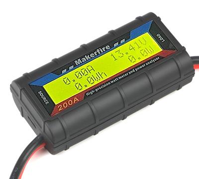 200 Amp Inline DC Power Analyzer and Watt Meters