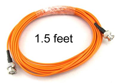 DX Engineering RG-174 50-ohm Hi-Viz Orange Mini Coaxial Assemblies