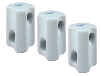 DX Engineering Porcelain Guy Line Strain Insulators