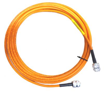 DX Engineering RG-8X High Visibility Orange 50-ohm Coaxial Cable Assemblies