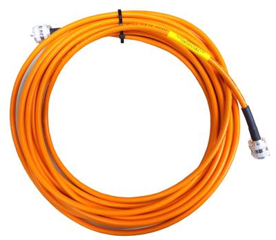 DX Engineering RG-8X High Visibility Orange 50-ohm Coaxial Cable Assemblies