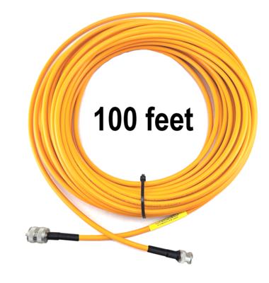 DX Engineering RG-8X High Visibility Orange 50-ohm Coaxial Cable Adapter Assemblies