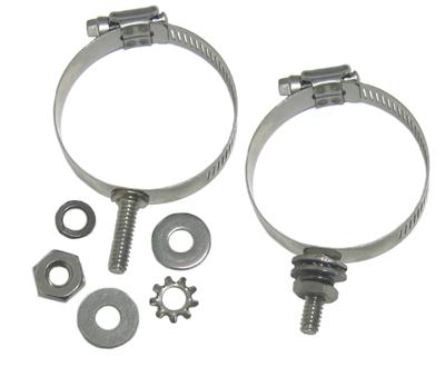 DX Engineering Stainless Mounting Clamps with Studs