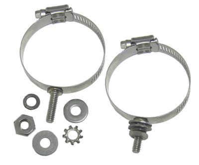 DX Engineering Stainless Mounting Clamps with Studs