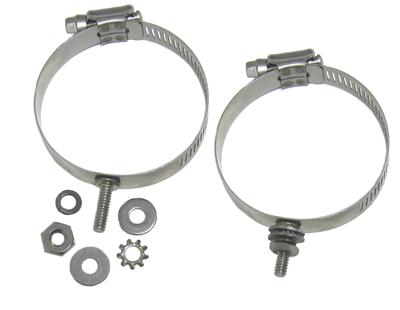 DX Engineering Stainless Mounting Clamps with Studs
