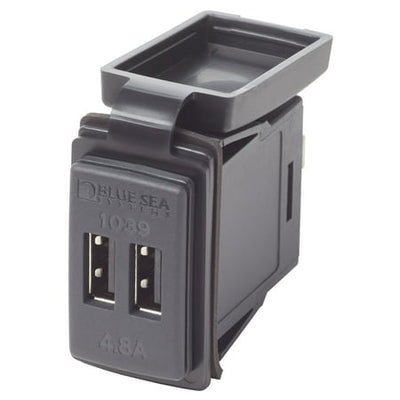 12/24VDC Dual Usb 4.8A Swmnt - 1039BSS