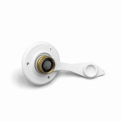 Flush Wtr Flange with/Br Valve - 94234