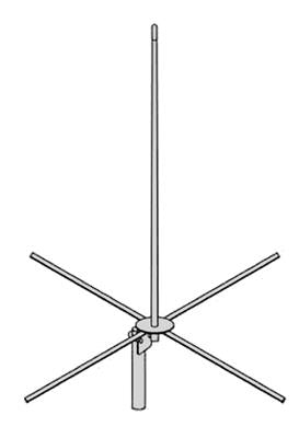 Firestik Antenna Company 2M-CKB 5/8 Wave 2M Base Vertical Antennas