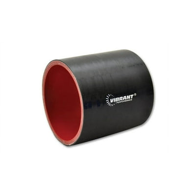 Straight Hose Coupler, 1.00" I.D. x 3.00" long - Black - VIB2700