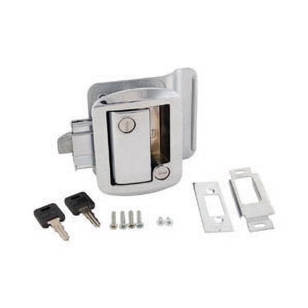 Metal Tt Lock with/Keys Chrome - 013572