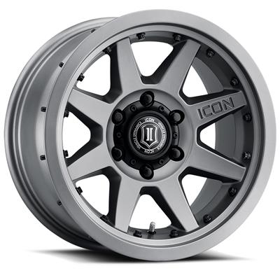 WHEEL ALUM 17X8.5 TITANIUM