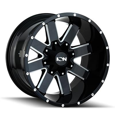 WHEEL ALUM BLK MACHINED 20X9