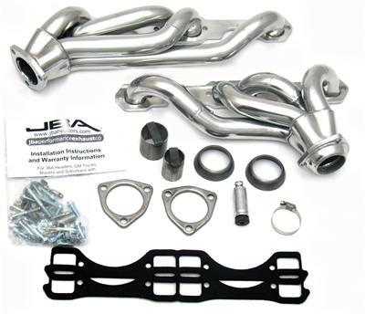 SHORTY HEADERS 1830S-6 SILVER