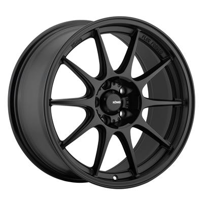 WHEEL SEMI-MATTE BLK 18X9.5