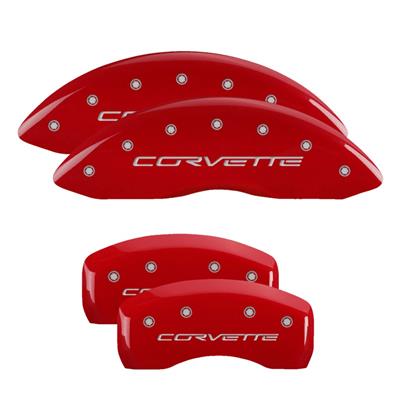 CALIPER COVERS RED SET