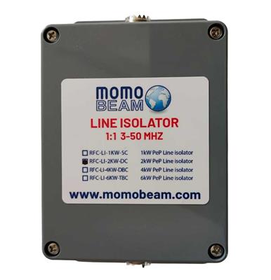 Momobeam RFC-LI 2kW Dual Core Line Isolator RF Choke Baluns
