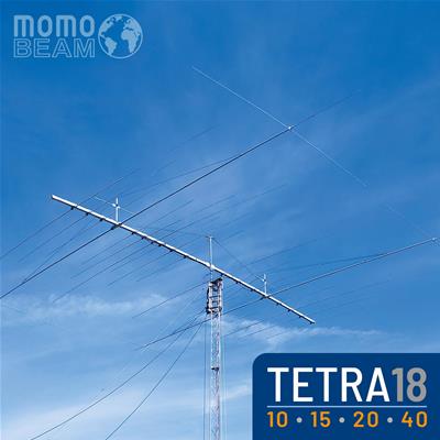 Momobeam Tetra18-DF 40/20/15/10M Dual Feed Yagi Antennas