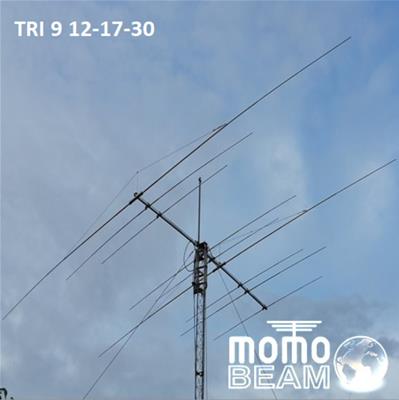 Momobeam TRI9 30/17/12 Meter Full-Size Yagi Antennas
