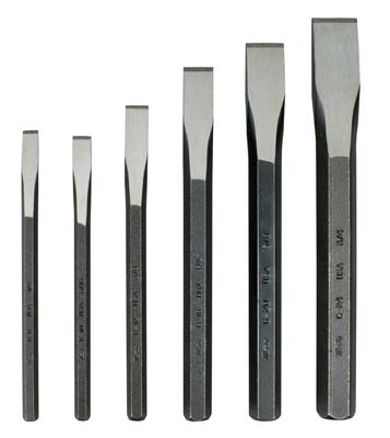 SET CHISEL COLD STD 6PC BAG