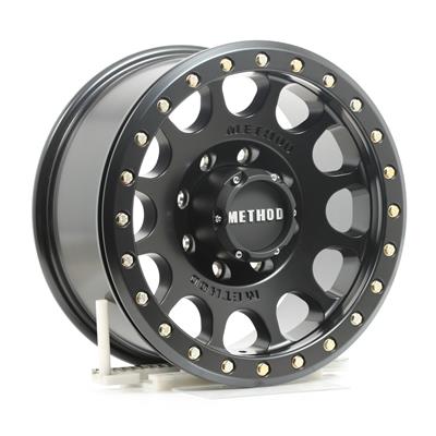 WHEEL 17X8.5 MATTE BLACK