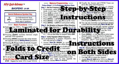 Nifty Accessories Quick Reference Cards