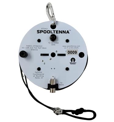 Spooltenna Parks-EFHW4010 End Fed Half Wave Portable Wire Antennas