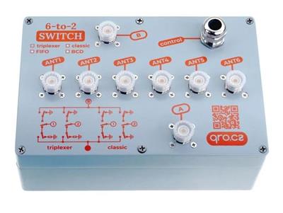 QRO.cz MK2 Classic 6-to-2 Antenna Switches