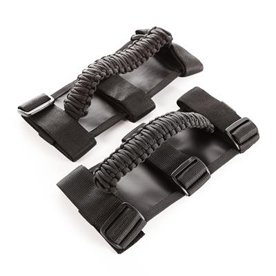 PARACORD GRAB HANDLES BLK/BLK