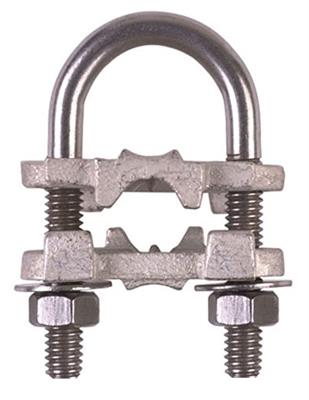 ROHN Guy Anchor Ground Clamps