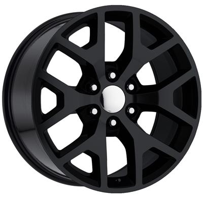 WHEEL ALUM GLOSS BLACK 22X9