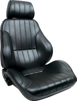 BLACK VINYL SMOOTH BACK LEFT