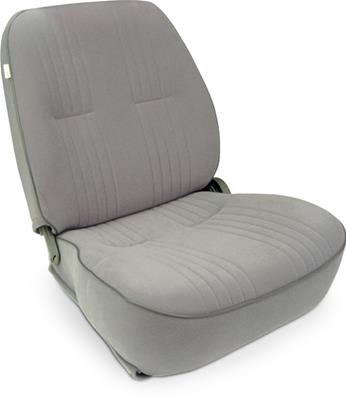 LOW BACK GREY VELOUR LEFT