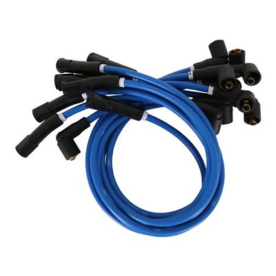 IGNITION WIRES FORD LOGO BLUE