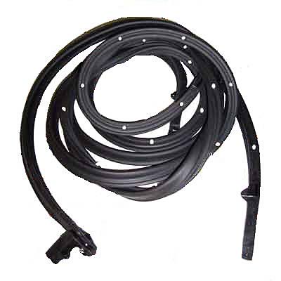 DOOR WEATHERSTRIP WITH CLIPS &
