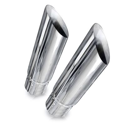 SLASH CUT EXHAUST TIPS 3 ID