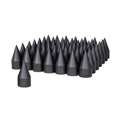 BLACK 33MM X 4-1/8" X-POINTED